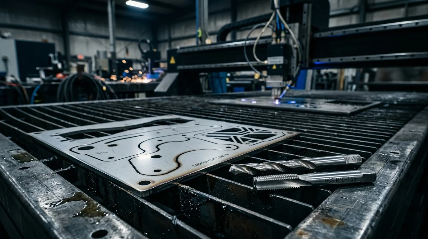 Furação e Roscamento CNC: A Etapa Crítica Pós-Corte a Laser