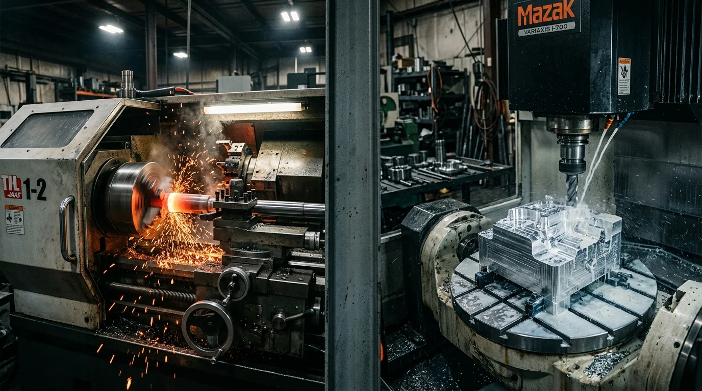 Usinagem CNC: Torneamento ou Fresamento, Qual Processo Usar